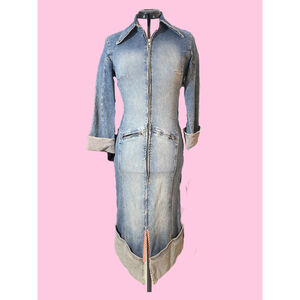 Women's Guido Mary Denim Dress Size S Blue